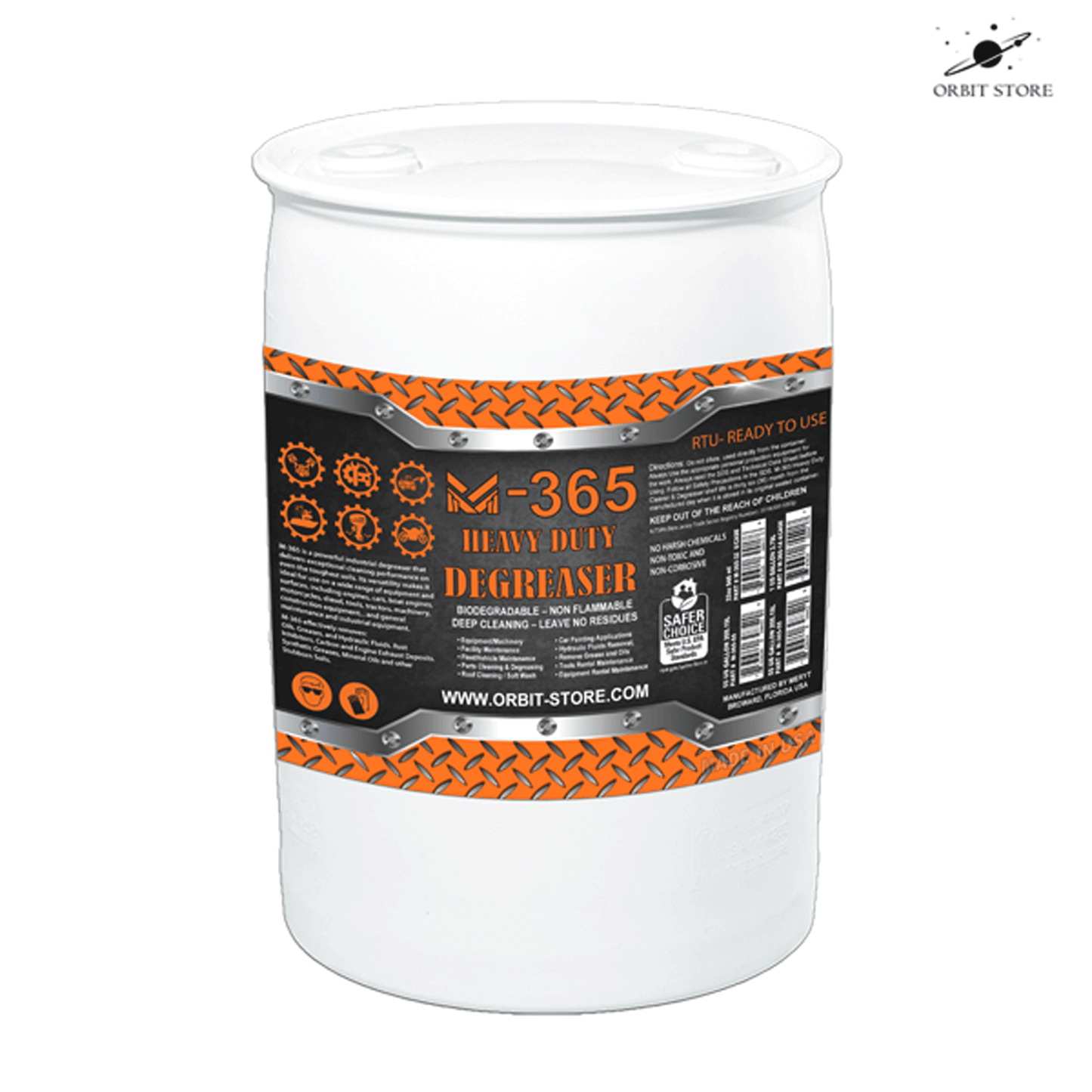 M365 Industrial Degreaser 55 Gallons 208.19L Part No. M36555