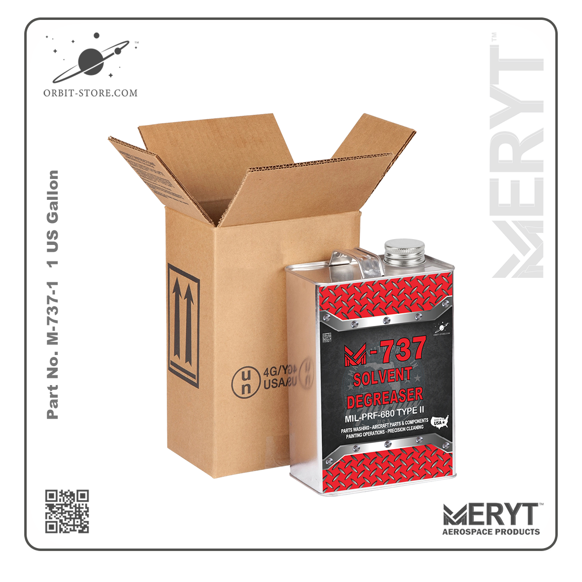 M737-1 DEGREASING SOLVENT MIL PRF 680 TYPE II 1 US Gallon