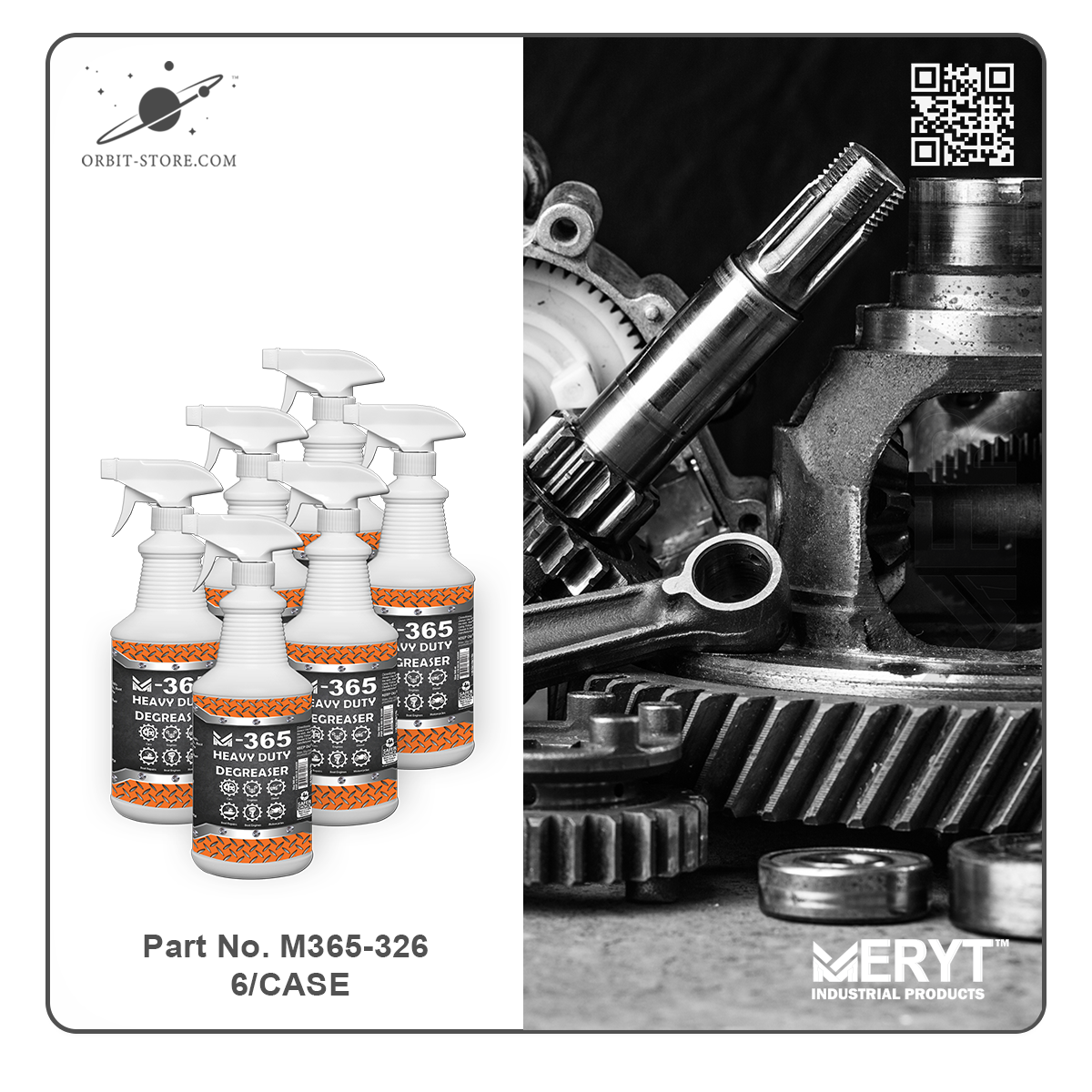 M365 Industrial Degreaser 32oz Spray Bottle CASE of 6 Part No. M365-326