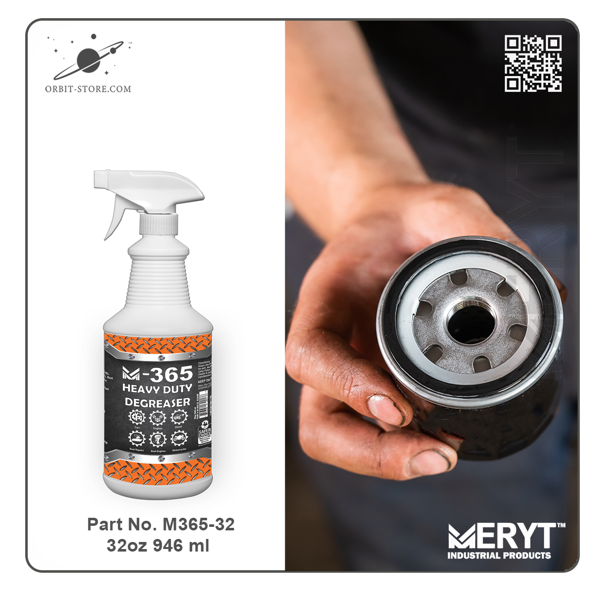 M365 Industrial Degreaser (32 oz Spray Bottle)