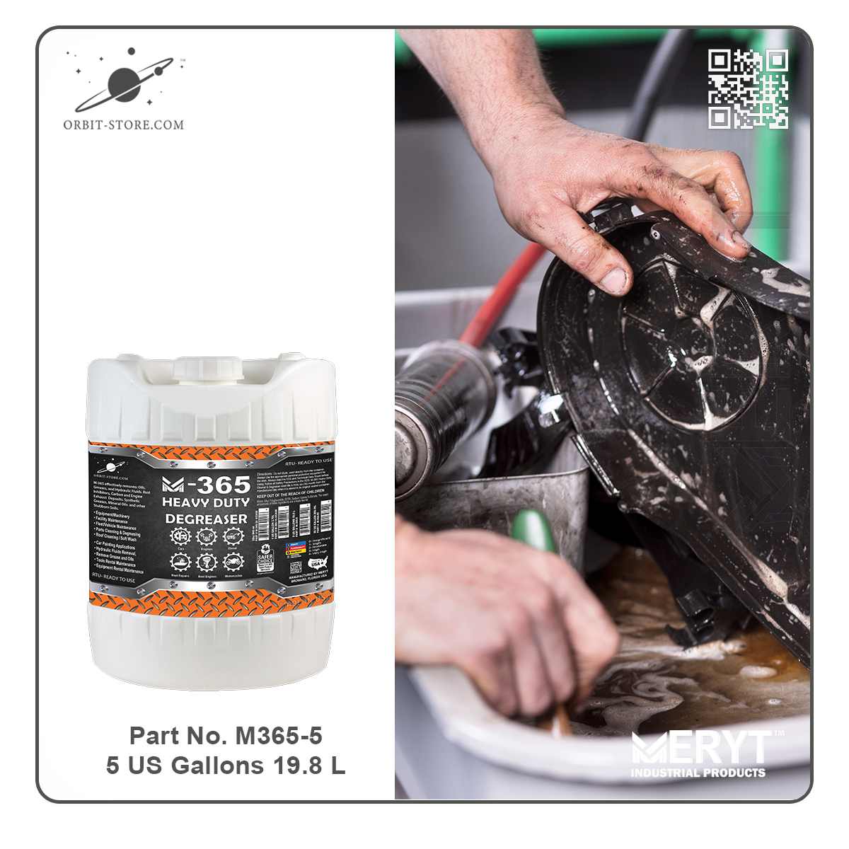 M365 Industrial Degreaser 5 Gallons 18.9 L Part No. M3655