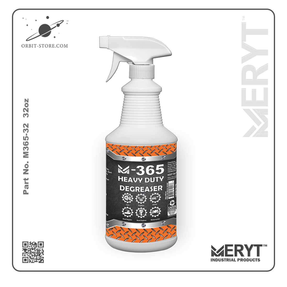 M365 Industrial Degreaser (32 oz Spray Bottle)