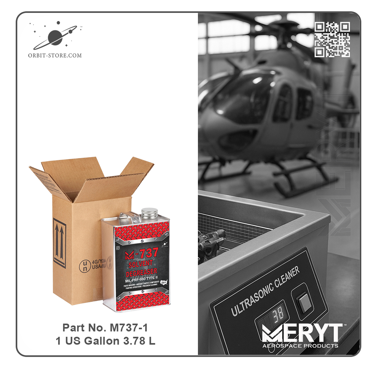 M737-1 DEGREASING SOLVENT MIL PRF 680 TYPE II 1 US Gallon