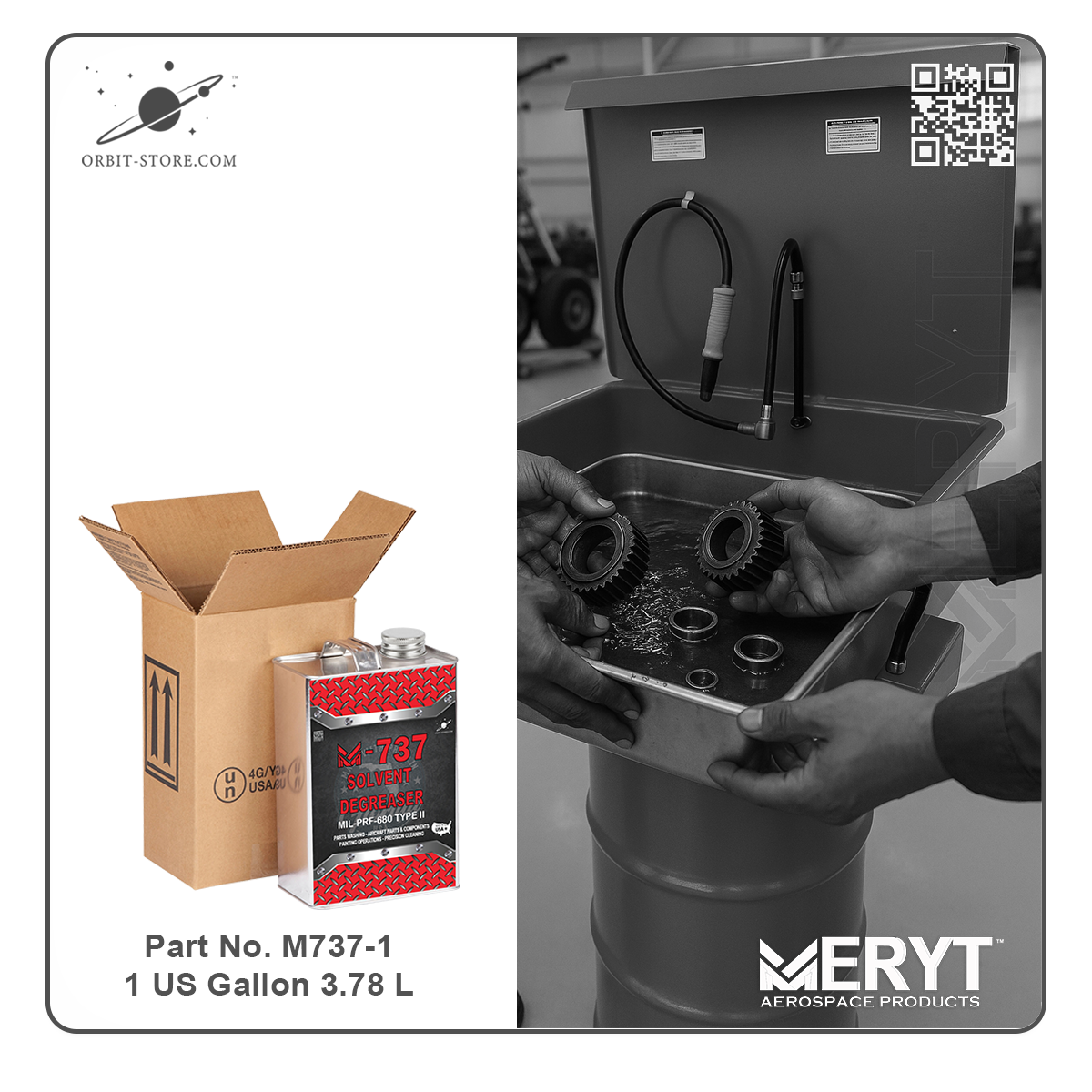 M737-1 DEGREASING SOLVENT MIL PRF 680 TYPE II 1 US Gallon