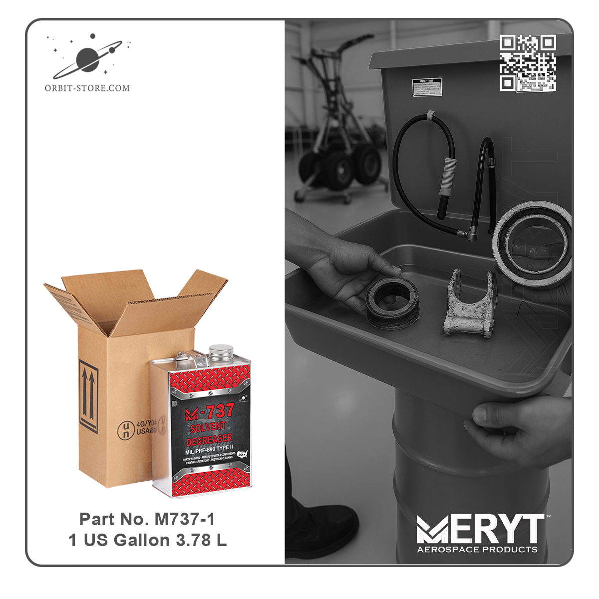 M737-1 DEGREASING SOLVENT MIL PRF 680 TYPE II 1 US Gallon