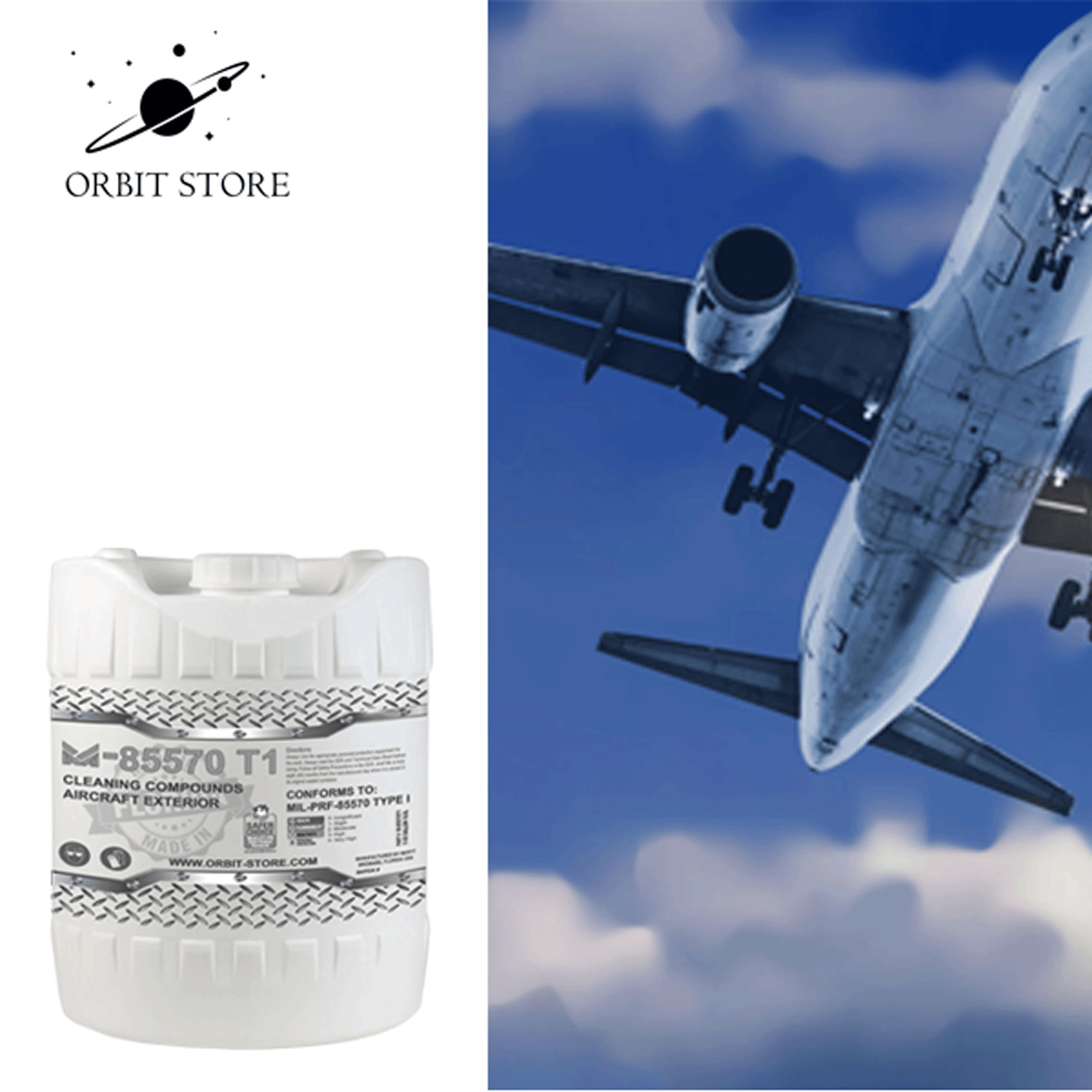 M85570T1-5 Aircraft Exterior Cleaning Compound - MIL-PRF-85570 TYPE I