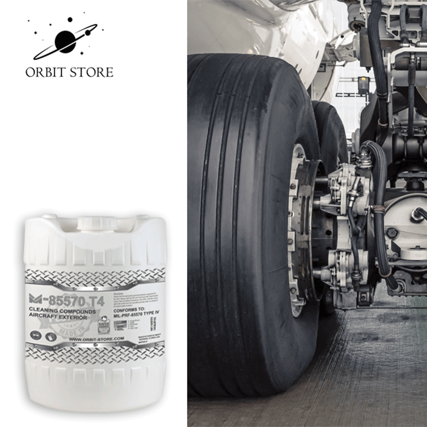 M85570T4-5 Aircraft Exterior Cleaning Compound - MIL-PRF-85570 TYPE IV