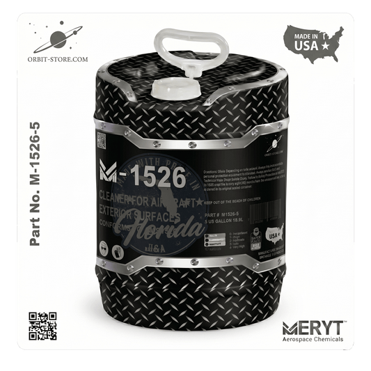 Part No. M-1526-5 – AMS 1526 Aircraft Exterior Cleaner – Aviation Surface Wash (5 Gallon Pail)