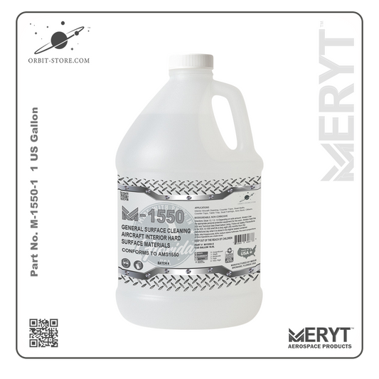 M1550-1 Aircraft Interior Hard Surfaces Cleaner Water Base AMS1550 1 US Gallon
