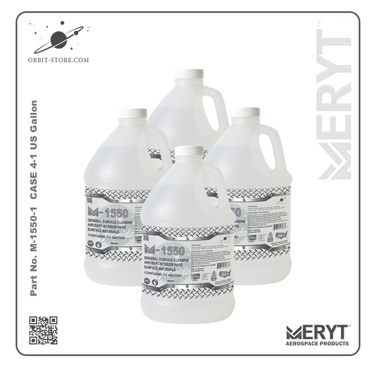 M1550-14 Aircraft Interior Hard Surfaces Cleaner AMS1550  CASE 4-1 Gallon