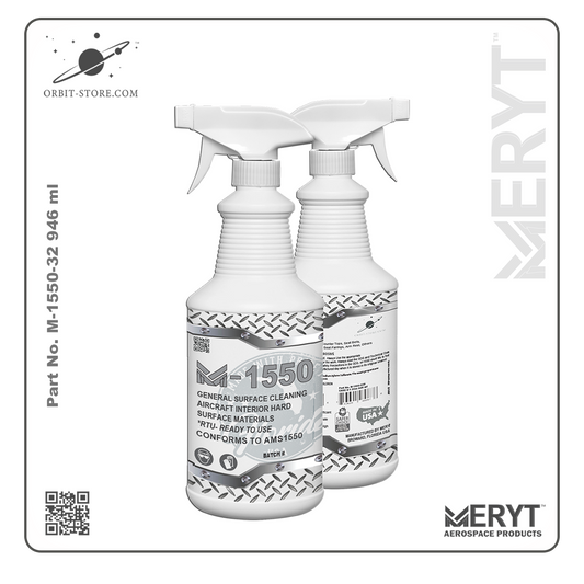M1550-32 Aircraft Interior Hard Surfaces Cleaner  AMS1550 32oz 946ml