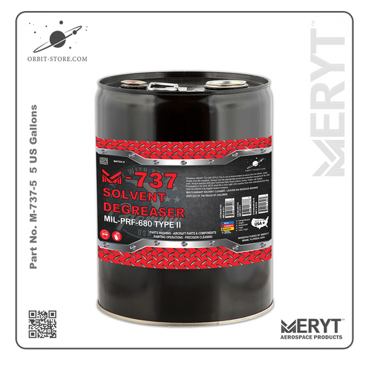 M737-5  DEGREASING SOLVENT MIL PRF 680 TYPE II  5 US Gallons 18.9 L