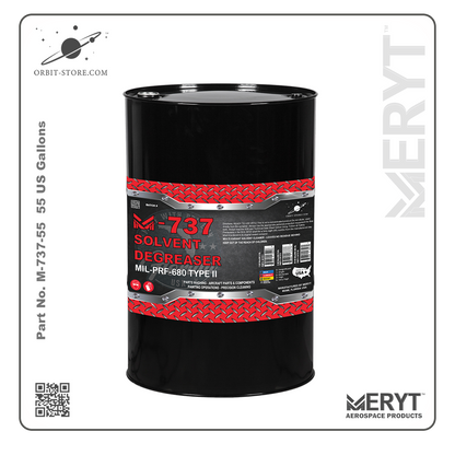 M737-55 DEGREASING SOLVENT MIL PRF 680 TYPE II  55 US Gallons 208.19L