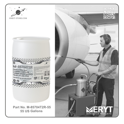 M85704T2R-55 Turbine Engine Cleaner MILPRF-85704C TYPE II RTU - READY TO USE 55 US Gallons