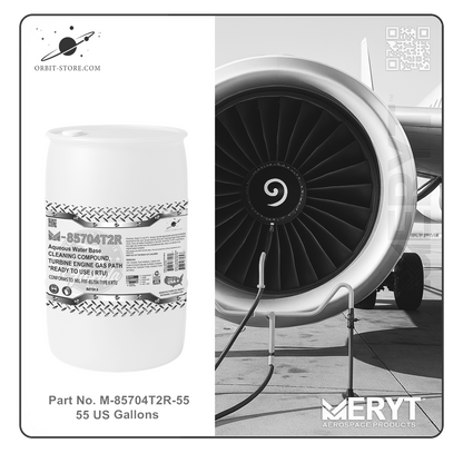 M85704T2R-55 Turbine Engine Cleaner MILPRF-85704C TYPE II RTU - READY TO USE 55 US Gallons