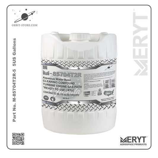 M85704T2R-5 Turbine Engine Cleaner MILPRF-85704C TYPE II RTU - READY TO USE  5 US Gallons