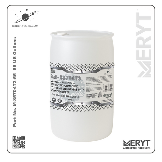 M85704T3-55  Turbine Engine Cleaner MIL-PRF-85704C  TYPE III CONCENTRATED 55 US Gallons