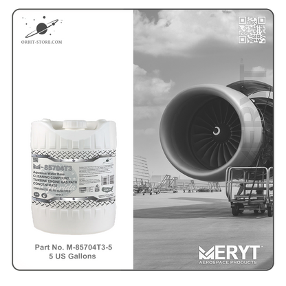 M85704T3-5 Turbine Engine Cleaner MIL-PRF-85704C  TYPE III CONCENTRATED 5 US Gallons