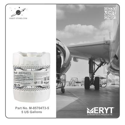 M85704T3-5 Turbine Engine Cleaner MIL-PRF-85704C  TYPE III CONCENTRATED 5 US Gallons