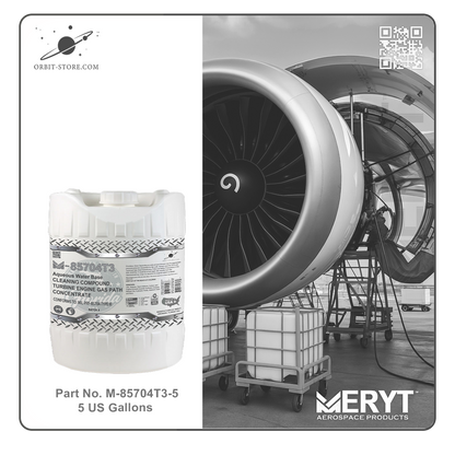 M85704T3-5 Turbine Engine Cleaner MIL-PRF-85704C  TYPE III CONCENTRATED 5 US Gallons