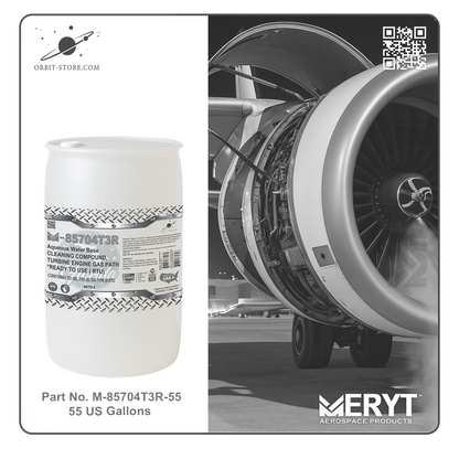 M85704T3R-55 Turbine Engine Cleaner MIL-PRF-85704C Type III RTU READY TO USE 55 US Gallons