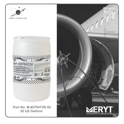 M85704T3R-55 Turbine Engine Cleaner MIL-PRF-85704C Type III RTU READY TO USE 55 US Gallons