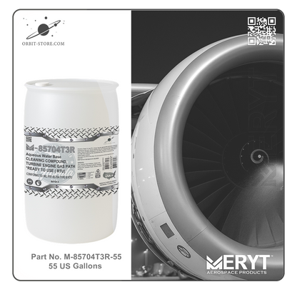 M85704T3R-55 Turbine Engine Cleaner MIL-PRF-85704C Type III RTU READY TO USE 55 US Gallons