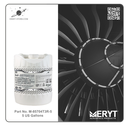 M85704T3R-5 Turbine Engine Cleaner MIL-PRF-85704C Type III RTU READY TO USE  5 US Gallons
