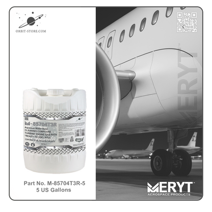 M85704T3R-5 Turbine Engine Cleaner MIL-PRF-85704C Type III RTU READY TO USE  5 US Gallons