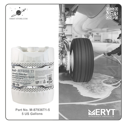 M87936T1-5  Concentrated Aircraft Exterior Cleaning Compound MILPRF-87936 Type I 5 US Gallons