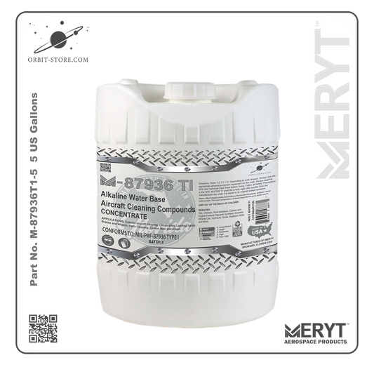 M87936T1-5  Concentrated Aircraft Exterior Cleaning Compound MILPRF-87936 Type I 5 US Gallons