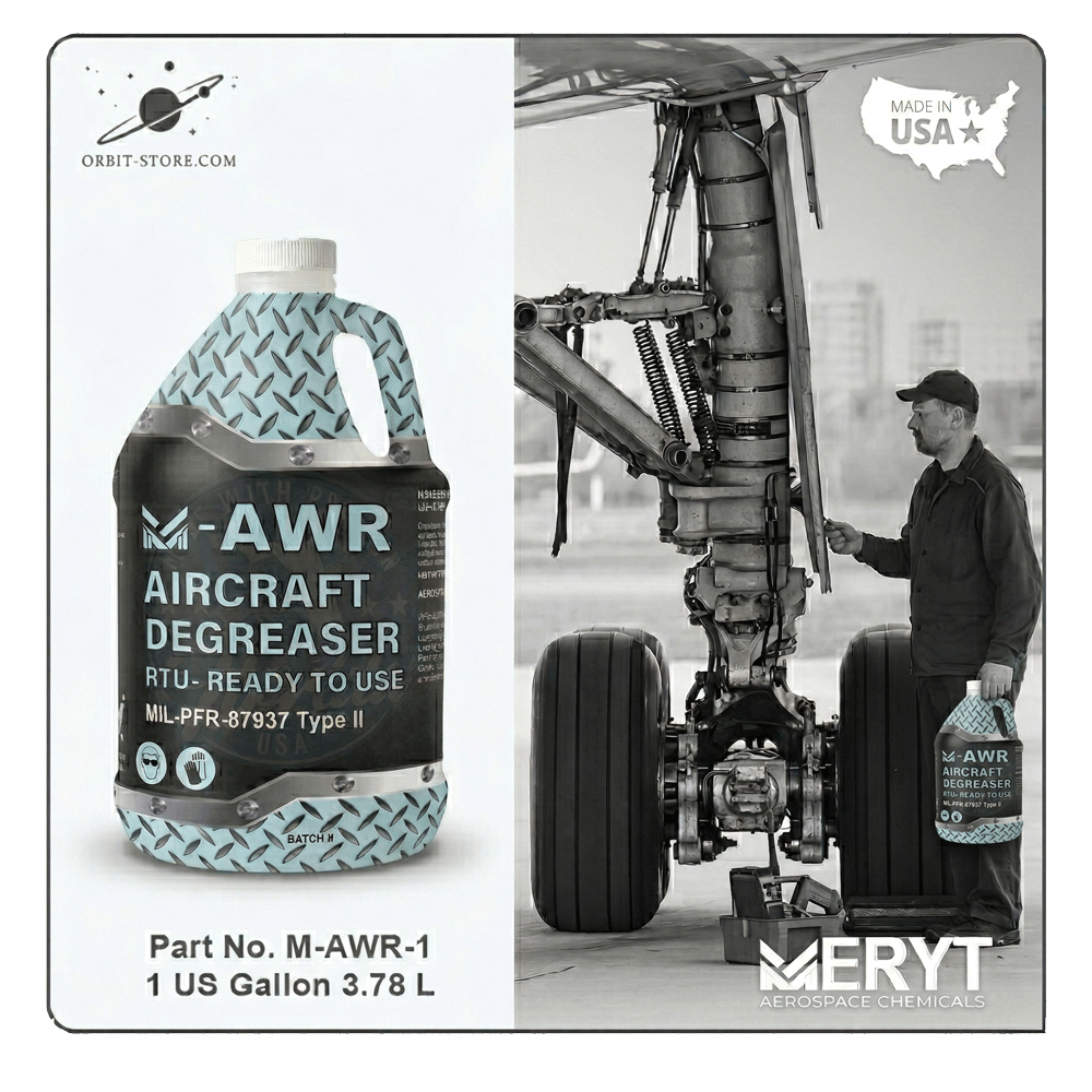 MIL-PRF-87937 Type II 1 US Gallon 3.78 L M-AWR-1  Aircraft Degreaser