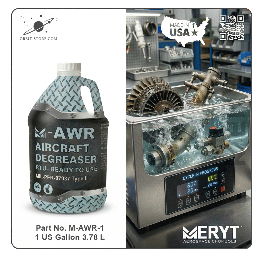 MIL-PRF-87937 Type II 1 US Gallon 3.78 L M-AWR-1  Aircraft Degreaser