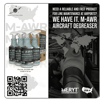 M-AWR-326 Aircraft Degreaser  MIL-PRF-87937 Type II CASE 6 32oz Spray Botle