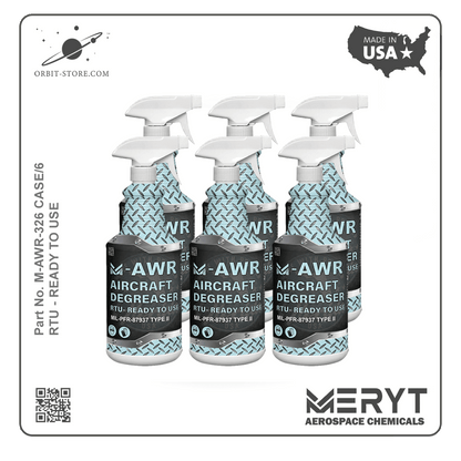 M-AWR-326 Aircraft Degreaser  MIL-PRF-87937 Type II CASE 6 32oz Spray Botle