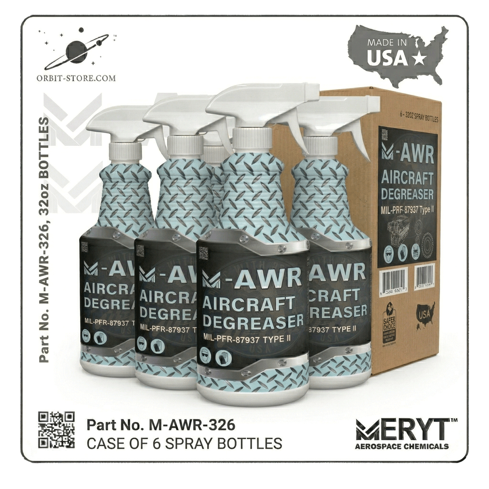 M-AWR-326 Aircraft Degreaser  MIL-PRF-87937 Type II CASE 6 32oz Spray Botle