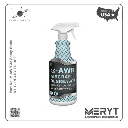 M-AWR-32 Aircraft Degreaser  MIL-PRF-87937D Type II 32oz Spray Bottle