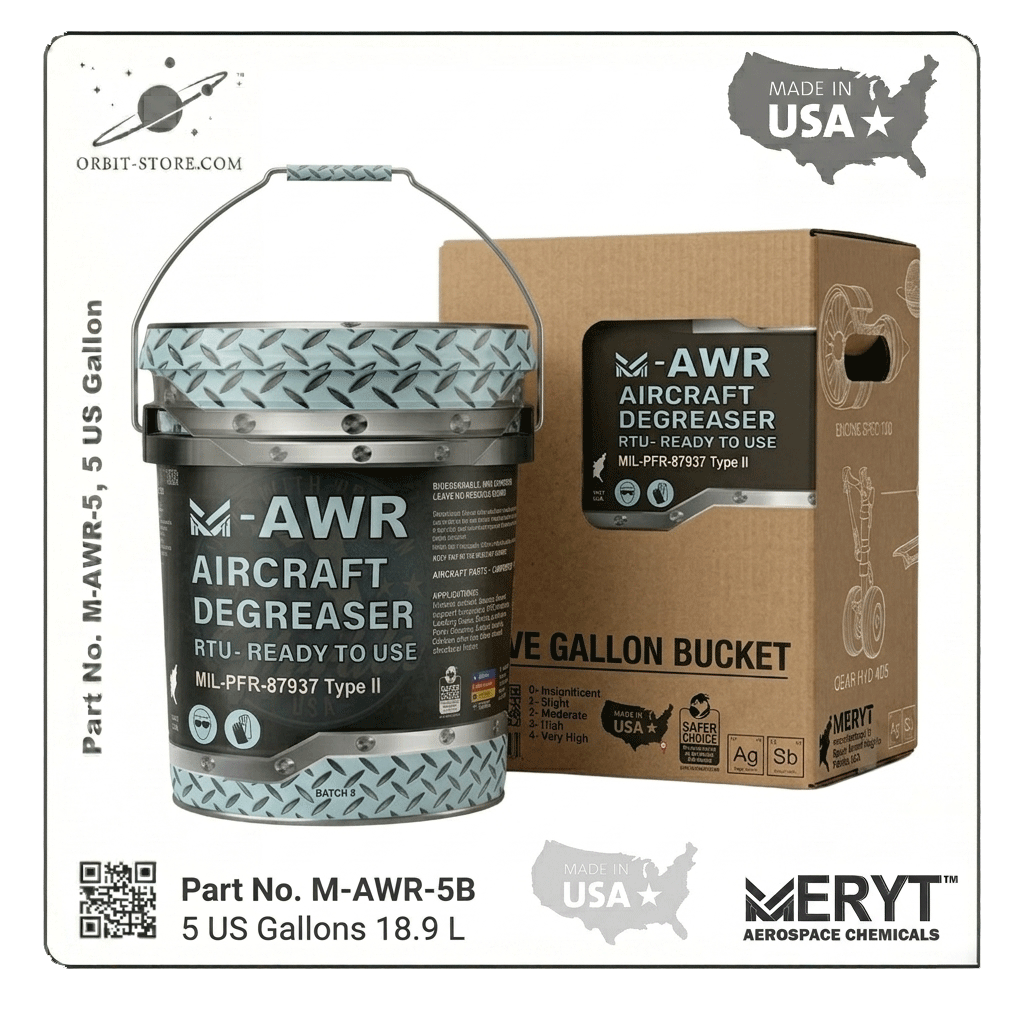 MIL-PRF-87937 Type II 5 US Gallons Bucket M-AWR-5B Aircraft  Degreaser