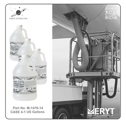 M1476-14 Aircraft Toilet Systems Cleaner AMS1476  CASE 4-1 Gallon