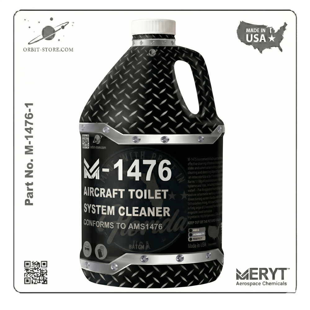 Part No. M-1476-1 – AMS 1476B Aircraft Toilet System Cleaner – Aviation Lavatory Descaler (1 Gallon)