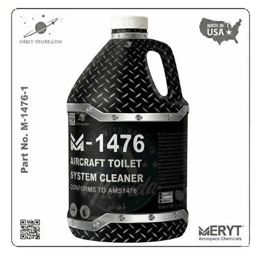 Part No. M-1476-1 – AMS 1476B Aircraft Toilet System Cleaner – Aviation Lavatory Descaler (1 Gallon)