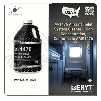 Part No. M-1476-1 – AMS 1476B Aircraft Toilet System Cleaner – Aviation Lavatory Descaler (1 Gallon)