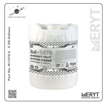 M1476-5 Aircraft Toilet Systems Cleaner AMS1476  5 US Gallons 18.9L