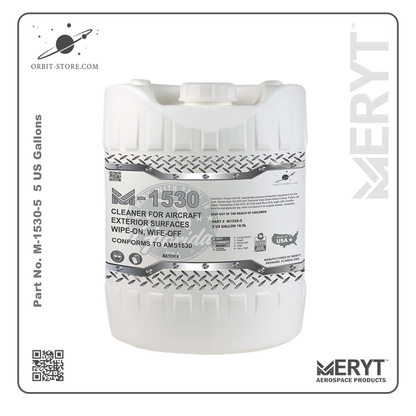 M1530-5  Aircraft Exterior Surface Cleaner  AMS1530 5 US Gallons 18.9 L