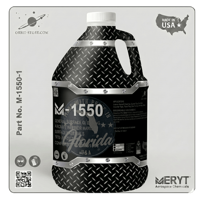 AMS 1550 Aircraft Interior Cleaner – M-1550-1 Aviation Surface Cleaner Concentrate (1 Gallon)