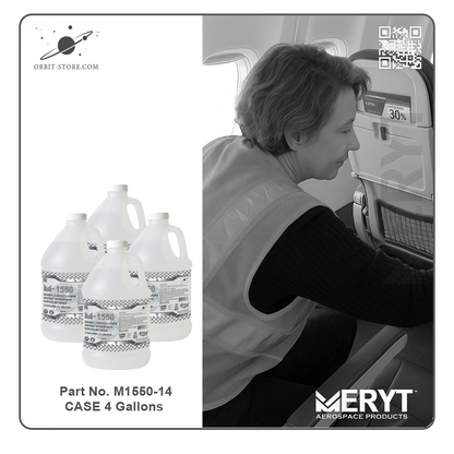 M1550-14 Aircraft Interior Hard Surfaces Cleaner AMS1550  CASE 4-1 Gallon