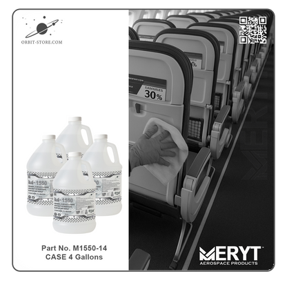 M1550-14 Aircraft Interior Hard Surfaces Cleaner AMS1550  CASE 4-1 Gallon