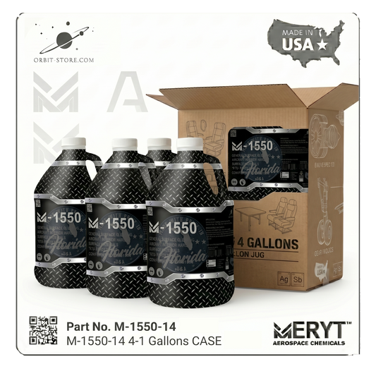AMS 1550 Aircraft Interior Cleaner – M-1550-14 Aviation Surface Cleaner Concentrate (Case of 4 × 1 Gallons)