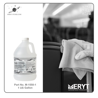 M1550-1 Aircraft Interior Hard Surfaces Cleaner Water Base AMS1550 1 US Gallon