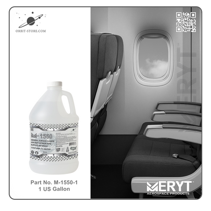 M1550-1 Aircraft Interior Hard Surfaces Cleaner Water Base AMS1550 1 US Gallon